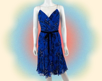 Oscar De La Renta Silk Dress - Size 14