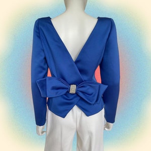 Sateen Evening Top by Raul Blanco for Neiman Marcus - Size 8