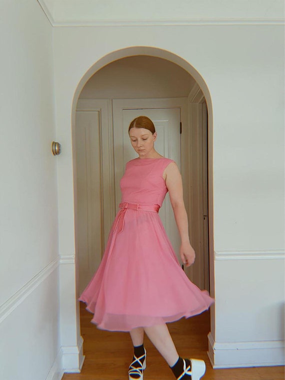 Chiffon Overlay Dress - Size M/L