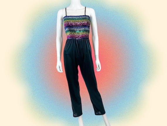 Deadstock Sequin Jumpsuit - Size XS/S - image 1