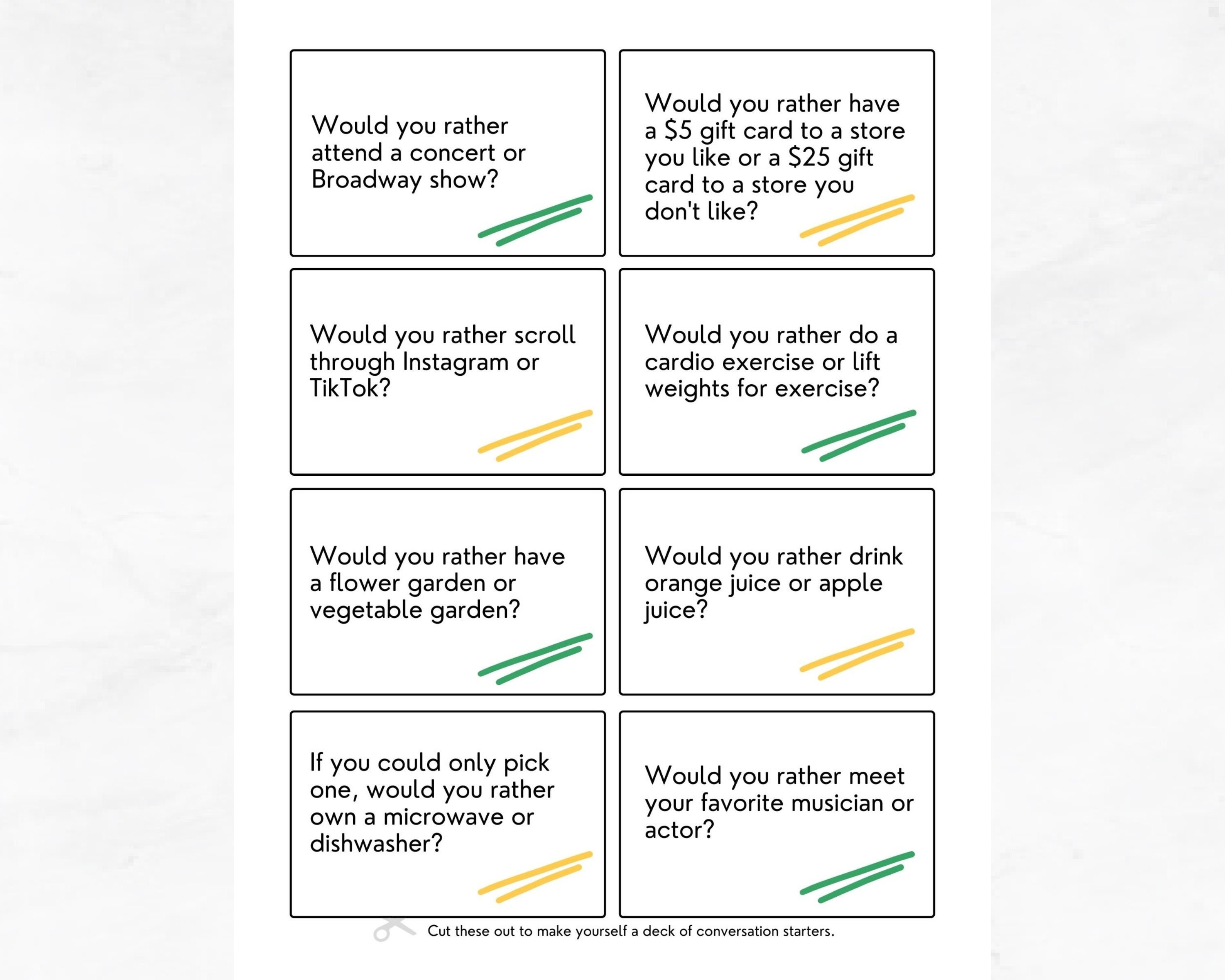 Would You Rather Conversation Starters Table Topics, Icebreaker Game