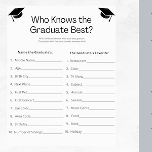 Who Knows the Graduate Best Game - Il 300x300.4585144526 Chj3 