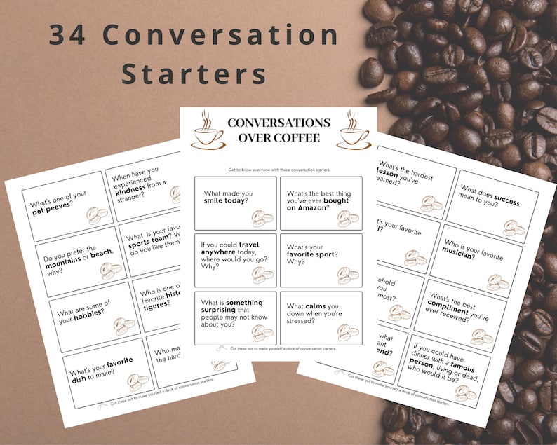 Conversation Starters Coffee Themed Party Games Work Game Coffee Shop conversation-starters-coffee-themed-party-games-work-game-coffee-shop
