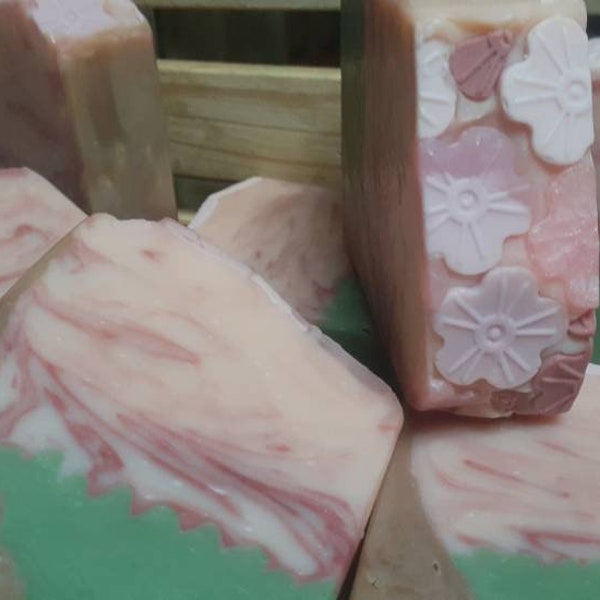 Japanese Cherry Blossoms cold process soap