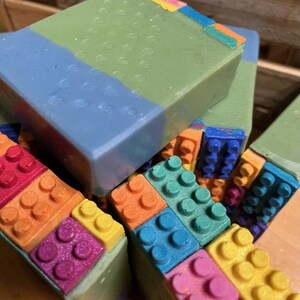 Lego Love Cold Process Soap