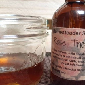 Rose Petal Wildcrafted Fresh Tincture
