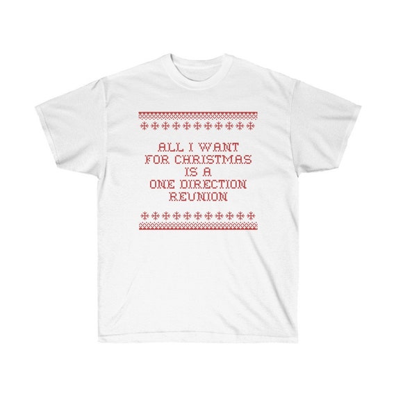One Direction Ugly Christmas Shirt | Etsy