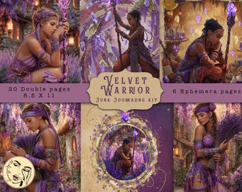 Velvet Warrior Junk Journaling kit