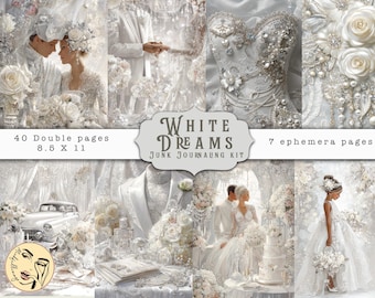 White Dreams Junk Journaling Kit