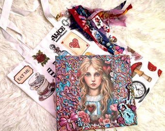 Alice Lap book tassel & bag set!