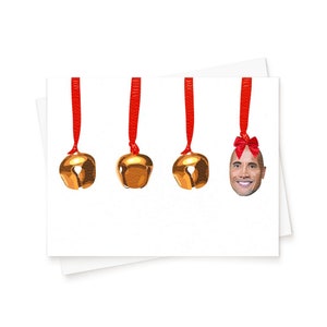 La carte rock Jingle Bells || La carte de Noël Rock, carte de vacances, cadeau, drôle, carte pour lui, cadeau pour lui