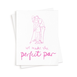 La carte de golf parfaite || Carte de golf, carte d'anniversaire de golf pour lui, carte de golf de Saint-Valentin pour lui, anniversaire de mariage pour petit ami, mari