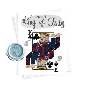 La carte du roi des clubs de golf