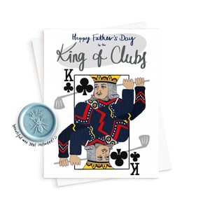 La carte King of Golf Clubs || Carte de la fête des pères, Carte de golf, Carte de papa de golf, Carte d’amateur de golf, Carte de la fête des pères de golfeur, Carte de mari