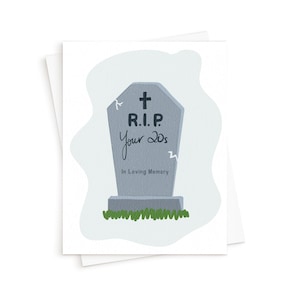 Le RIP Your 20s Card || Carte jeunesse Rest in Peace, carte d’anniversaire amusante, carte d’anniversaire So Old, carte de 30e anniversaire, carte faite à la main