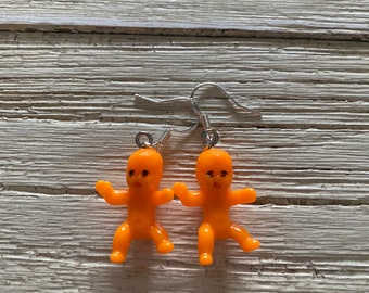 Orange Baby Earrings