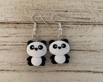 Panda Bear Earrings