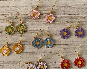 He Loves Me | Daisy Earrings | Missing Petal Daisy