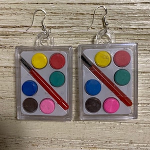 Real Water Color Earrings