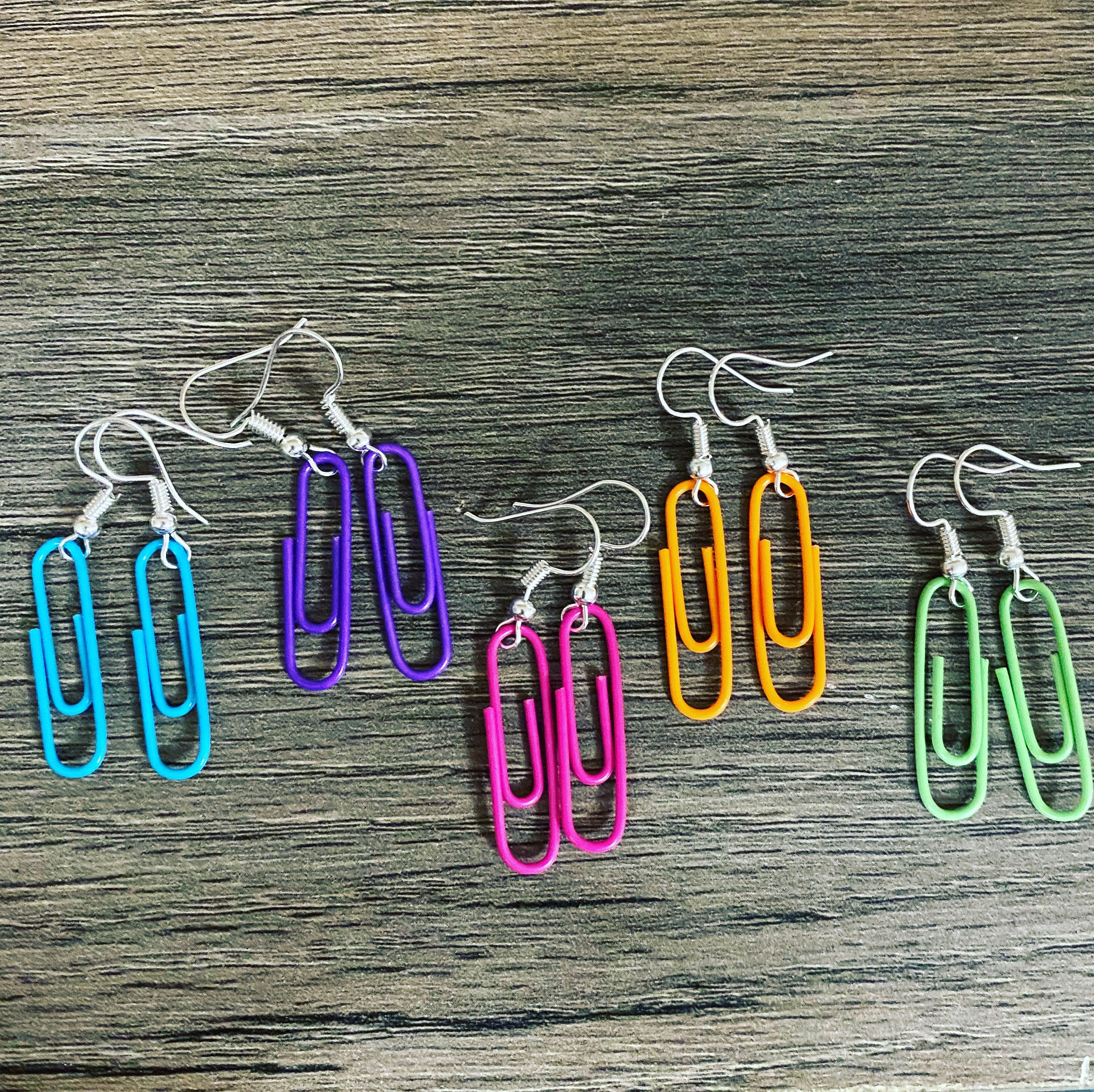 Easy Diy Paper Clip Earrings Clip On Hoop Earring