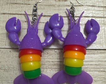 Fidget Lobster Earrings