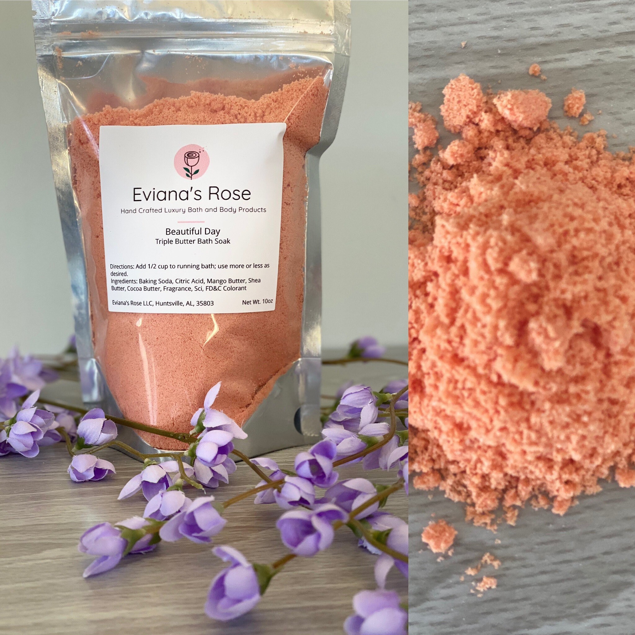 Moisturizing Triple Butter Bath Soak Beautiful Day Etsy