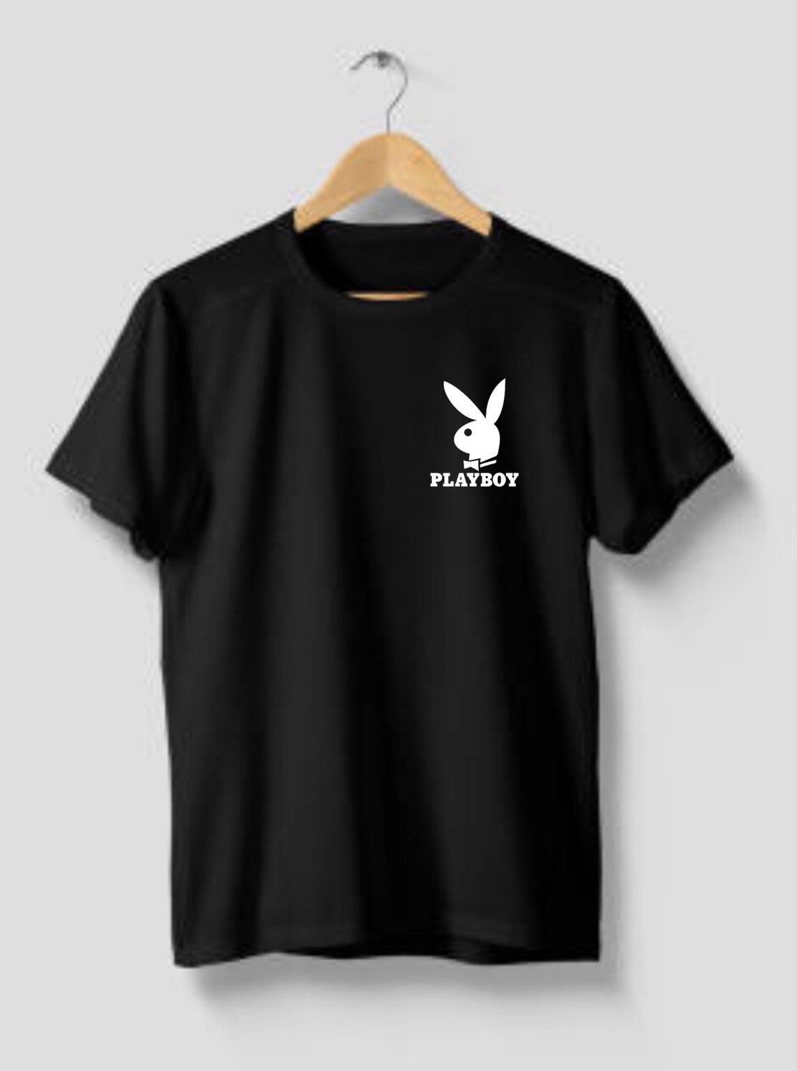 Playboy Inspired TShirt Black Playboy Shirt White Playboy Etsy