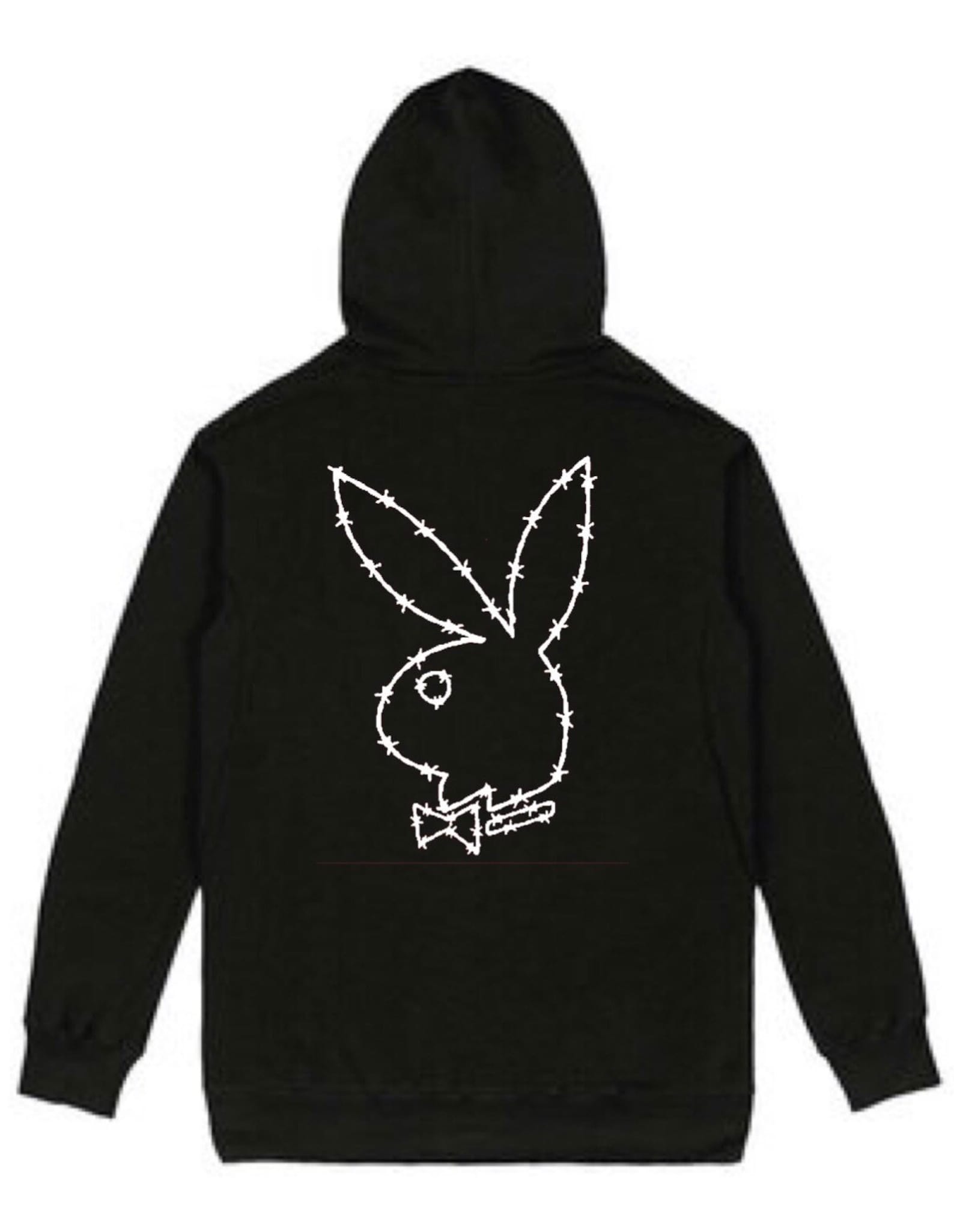 Light blue playboy hoodie Clearance