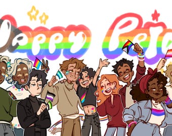 HAPPY PRIDE! [ft the marauders + skittles]