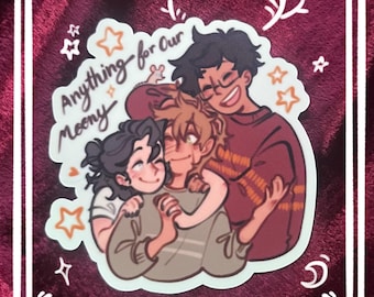 All The Young Dudes - anything for our moony sticker