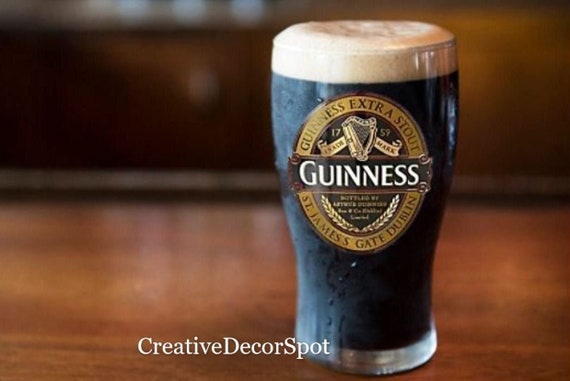 Original Guinness Classic Collection Pint Glass/personalized Extra Stout  Glass/st. James Gate Dublin Beer Glass/custom Monogram Beer Glass 