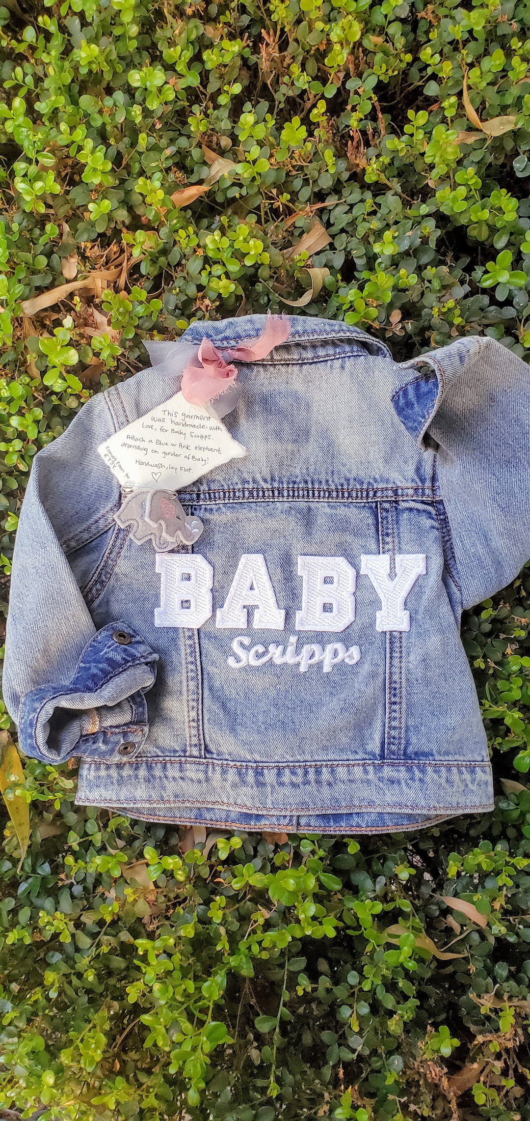 Personalized Baby Jean Jackets Etsy