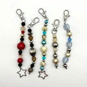 Handmade Bead Purse Charm Upcycled from Vintage Jewelry Finds