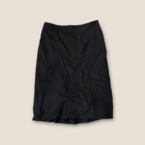 Vintage Y2K BCBGMaxazria Knee Length Pencil Skirt Black 6