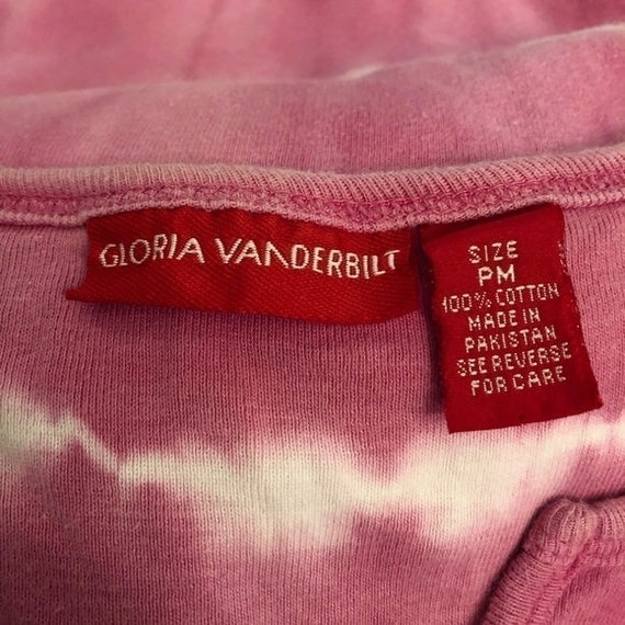 Vintage Gloria Vanderbilt Tie Dye Sweetheart Neck… - image 2