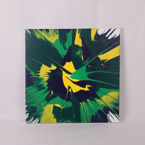 Drill Spin Art Abstract Painting Etsy
