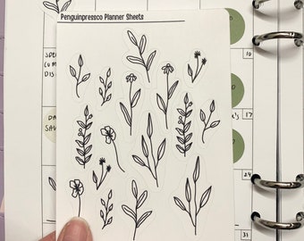 Floral Sticker Sheet