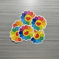 Rainbow Flower Sticker