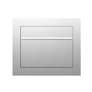 MOLTO Contemporary Designer Mailbox in Powder-Coated Grey