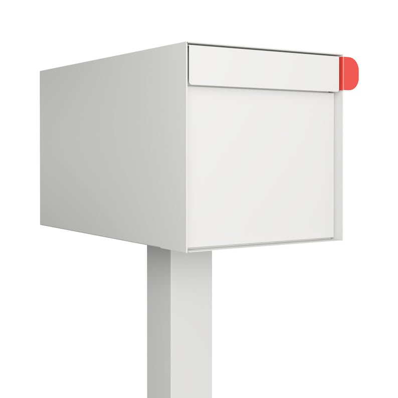 TOWN SQUARE by Bravios Large Capacity Mailbox With Post in - Etsy