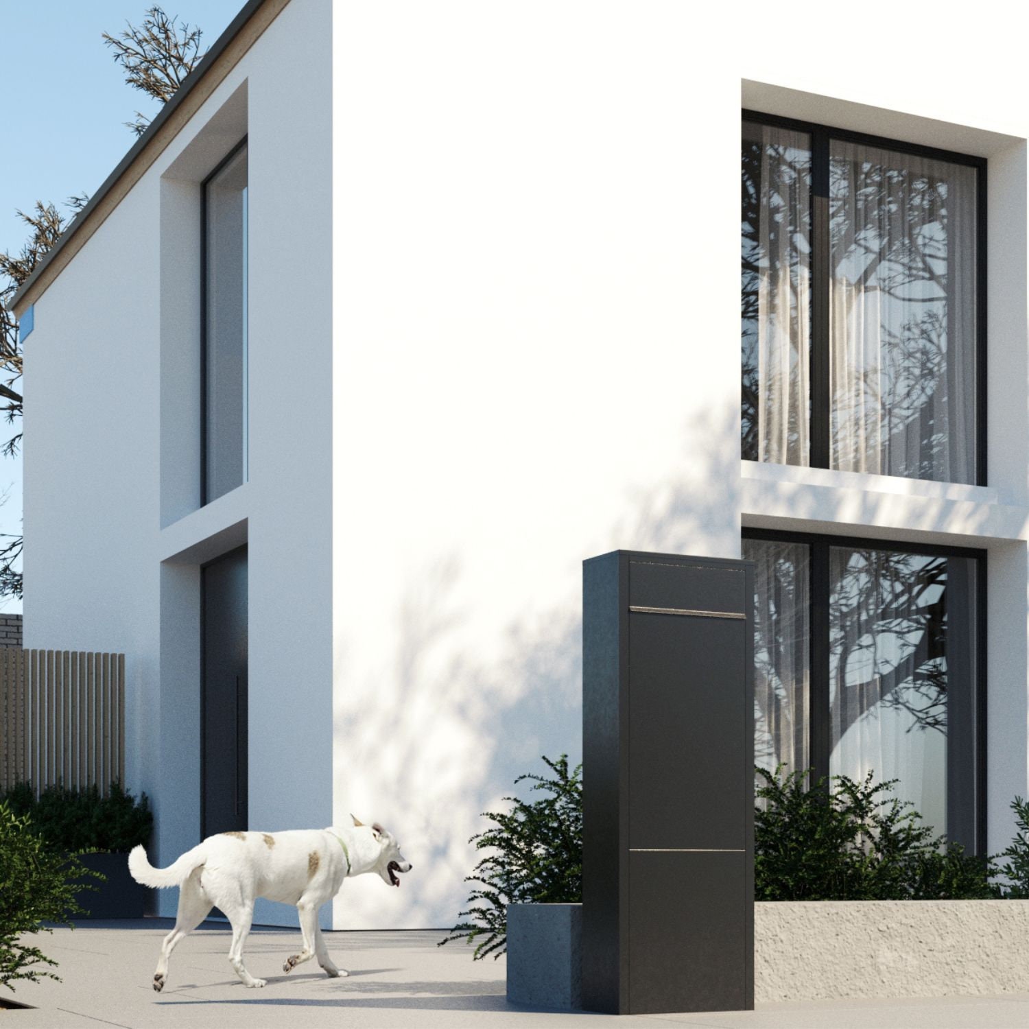 Boite Aux Lettres, Design, Big Box Grise - Bravios