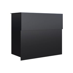 MOLTO by Bravios - Modern wall-mounted black mailbox