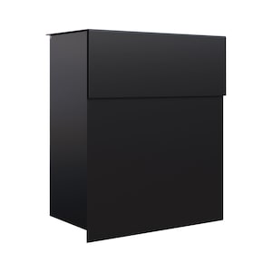 ALTO by Bravios - Modern wall-mounted black mailbox