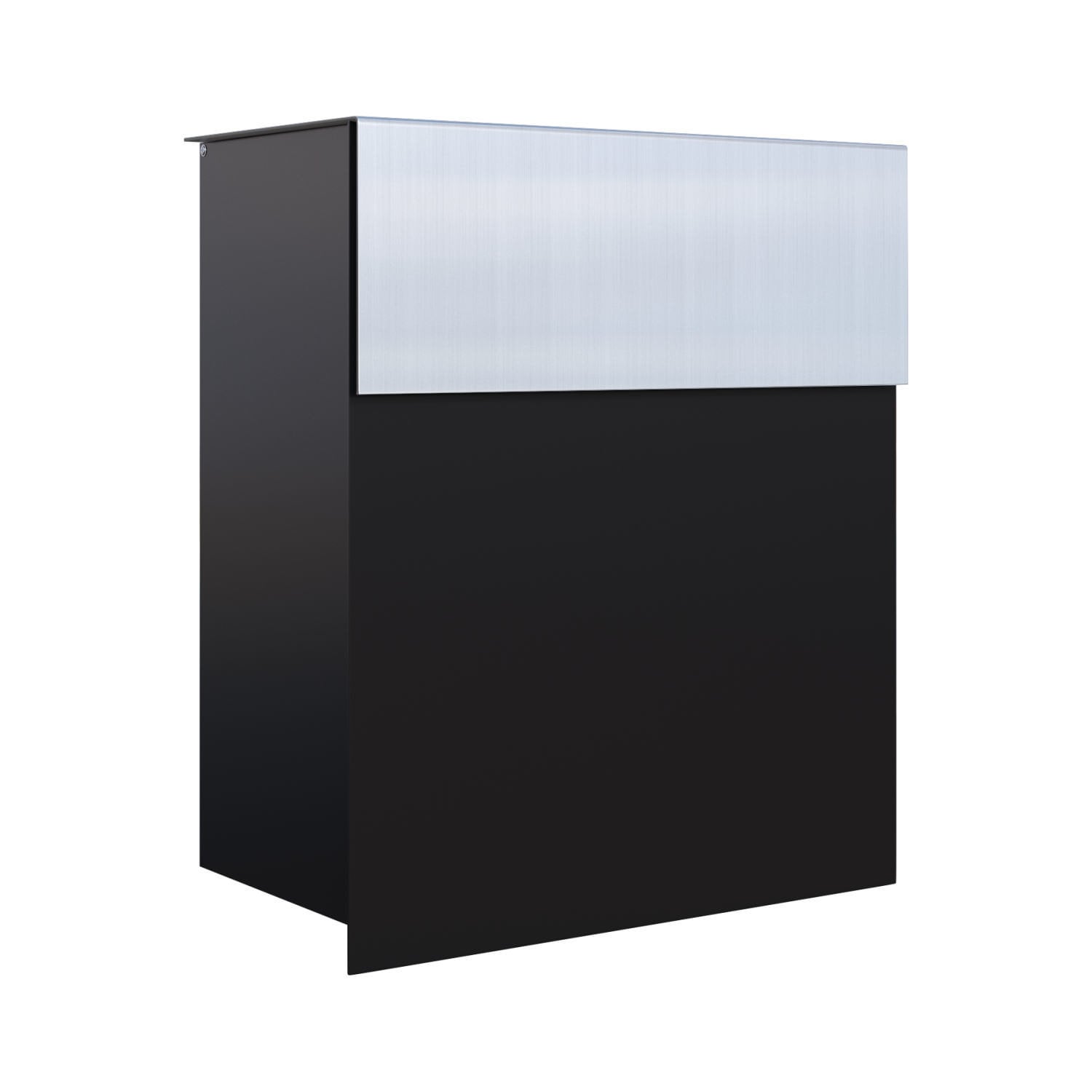 Wandbrievenbus Geronan, V-part - mat zwart | Vepa Bins