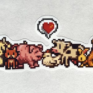 Stardew Valley Animal Sticker