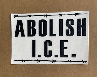 Abolish ICE Vinyl Sticker