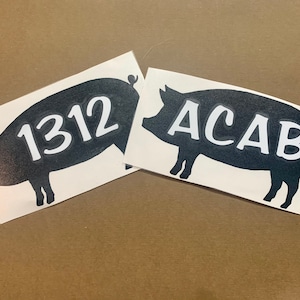 ACAB/1312 Vinyl Decal Sticker