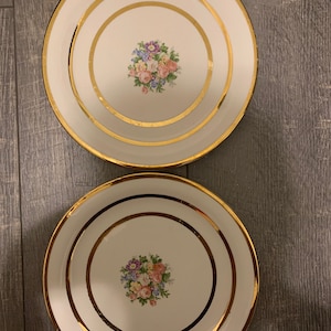 Vintage Crooksville Royal China Warranted 22 KT. Gold