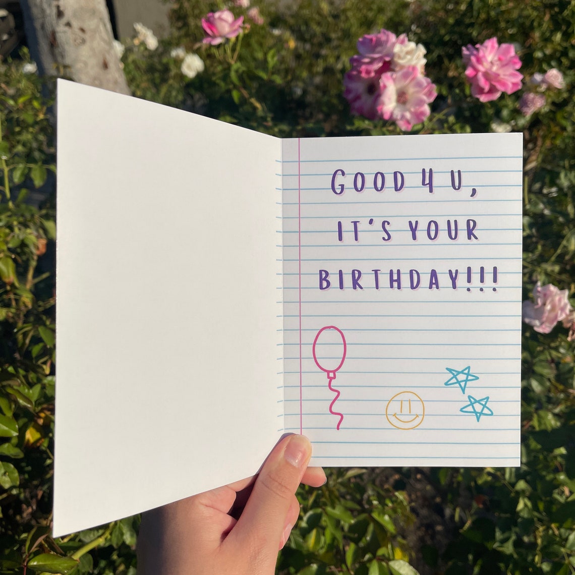 Olivia Rodrigo Birthday Card SOUR Composition Notebook Etsy