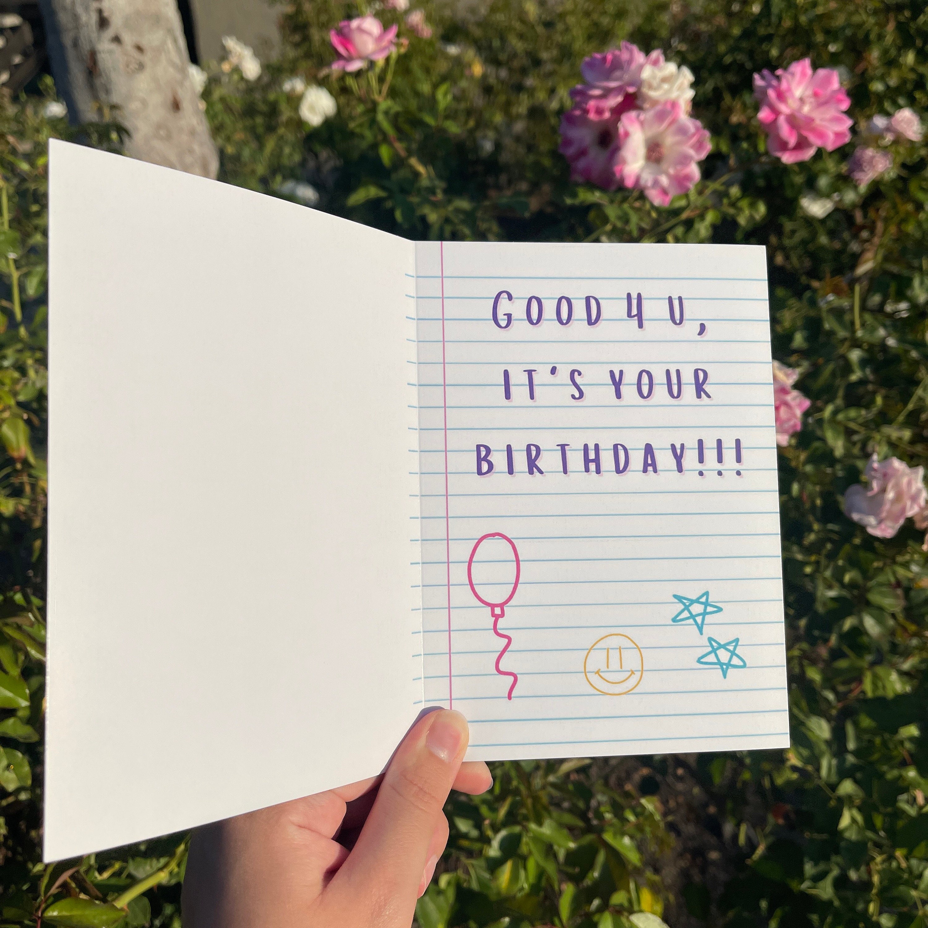 Olivia Rodrigo Birthday Card SOUR Composition Notebook Etsy